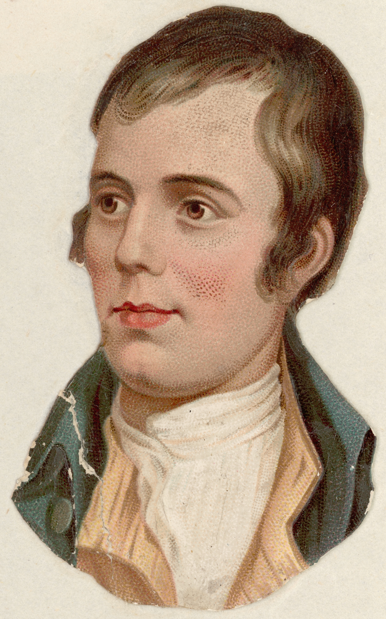 circa  1785:  Scottish poet and writer of traditional Scottish folk songs Robert Burns (1759 - 1796).  (Photo by Hulton Archive/Getty Images)