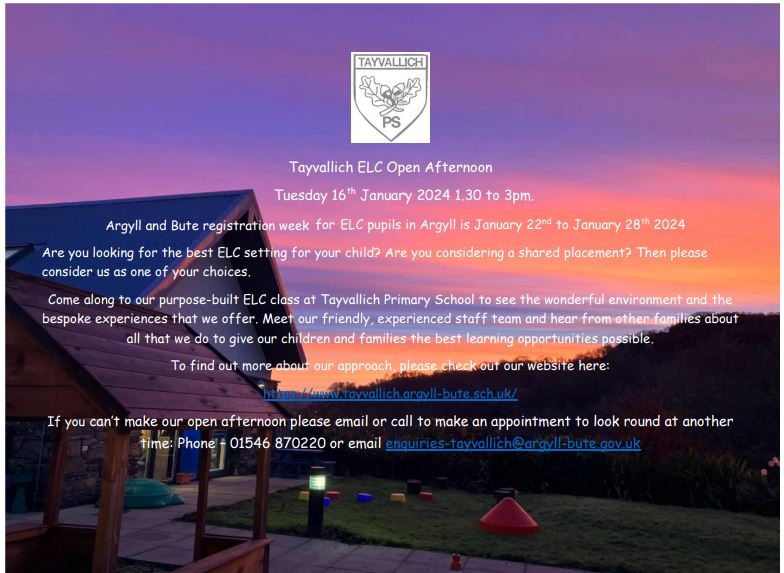 Flyer for Open Afternoon